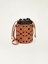 Bucket bag with inlay image number 1