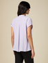 Short-sleeved viscose blouse image number 1