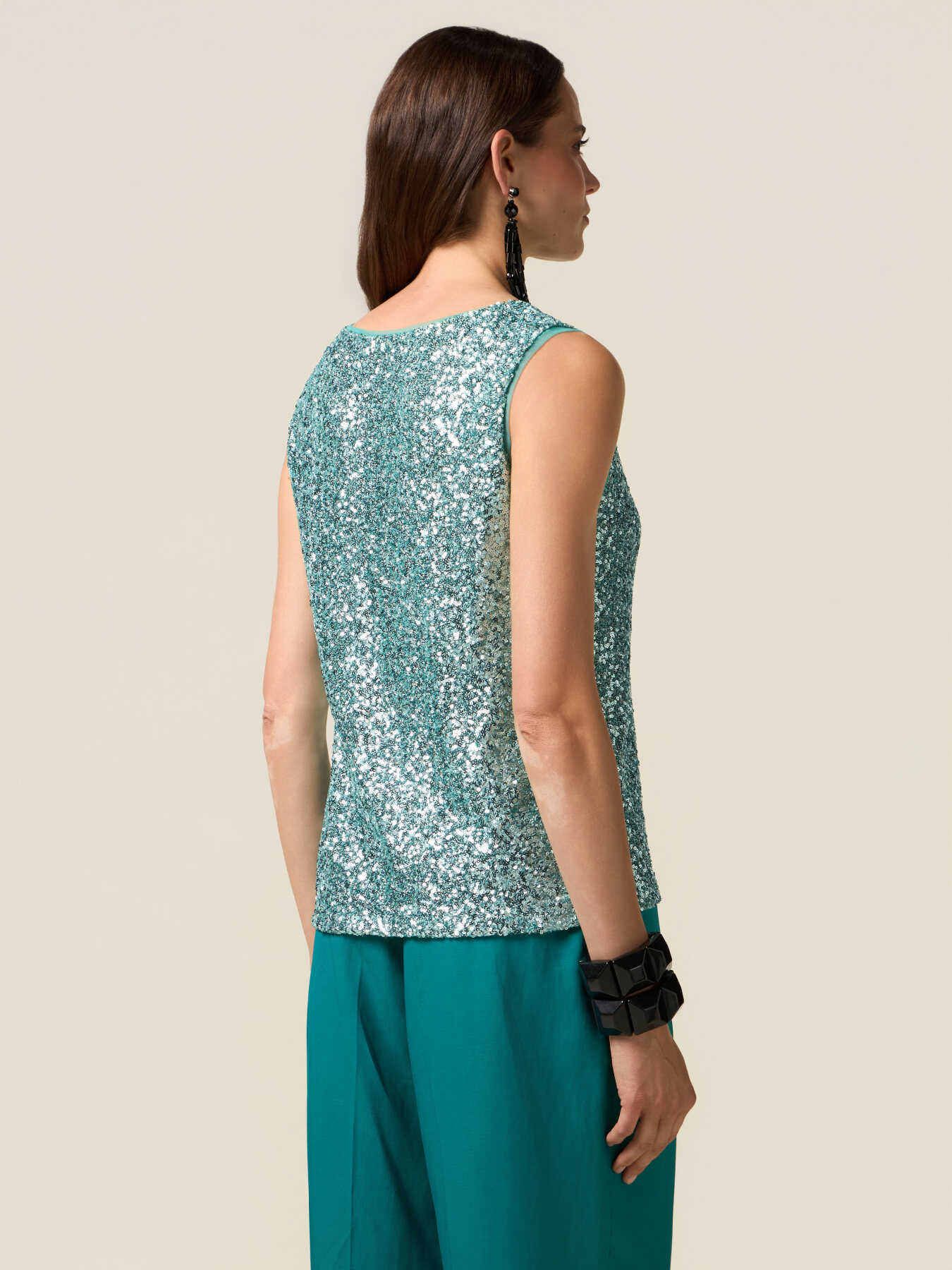 Top din tul cu paiete image number 1
