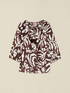 Blouse en mousseline de coton &agrave; motifs image number 3
