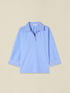 Polo t-shirt with poplin details image number 3