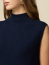 Sleeveless turtleneck pullover image number 2