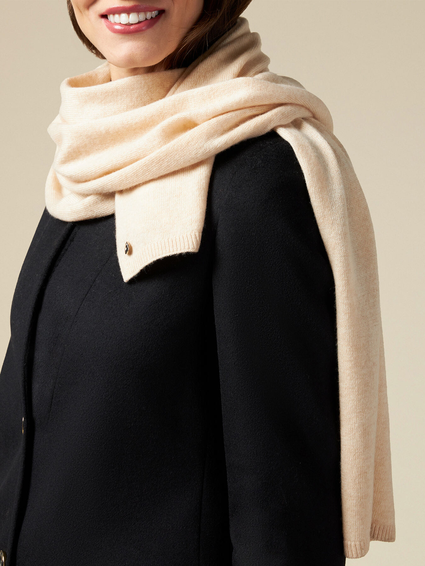 Sciarpa misto cashmere image number 0