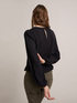 Blouse with lace yoke image number 1