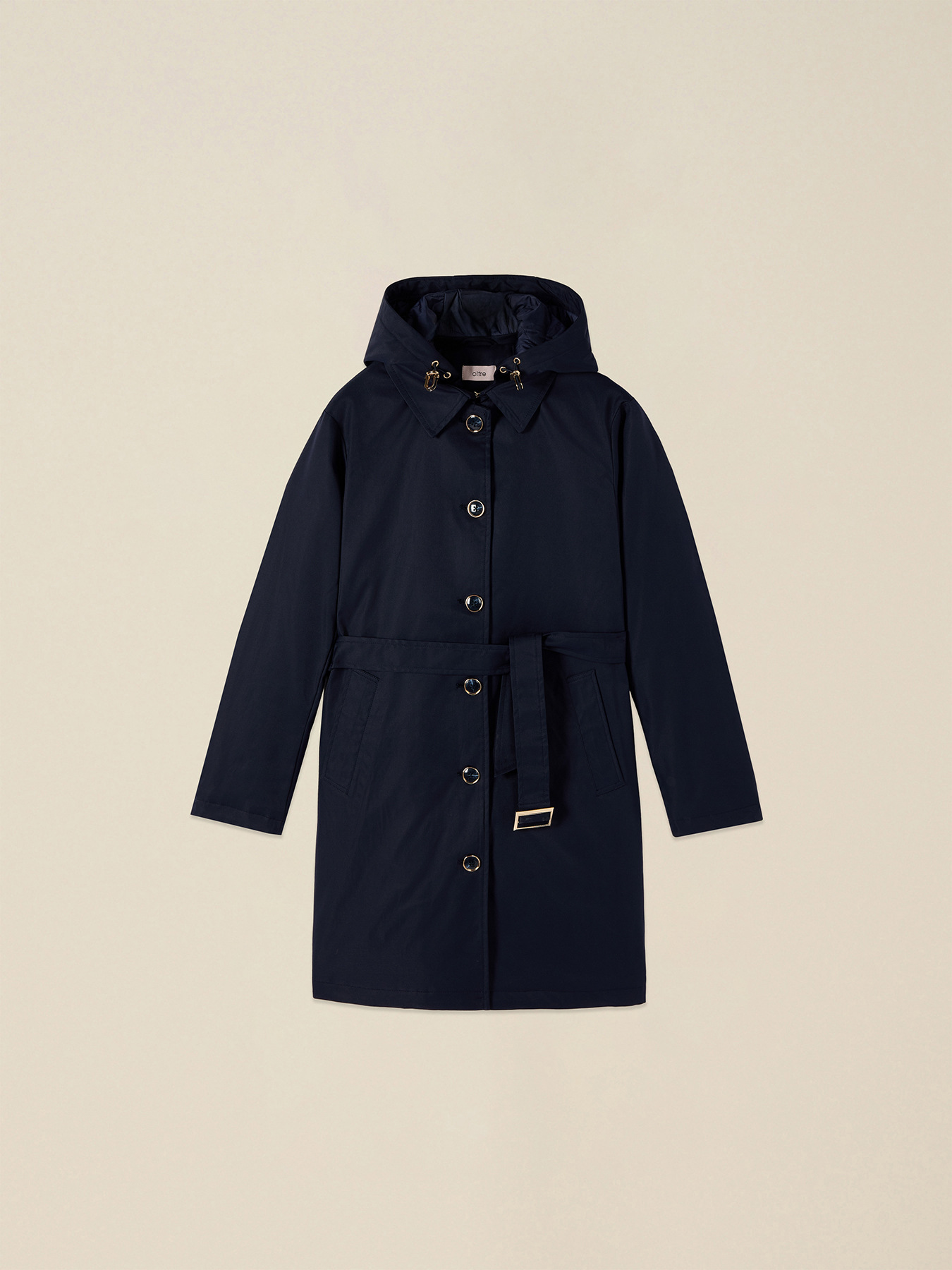 Padded midi trench coat image number 3