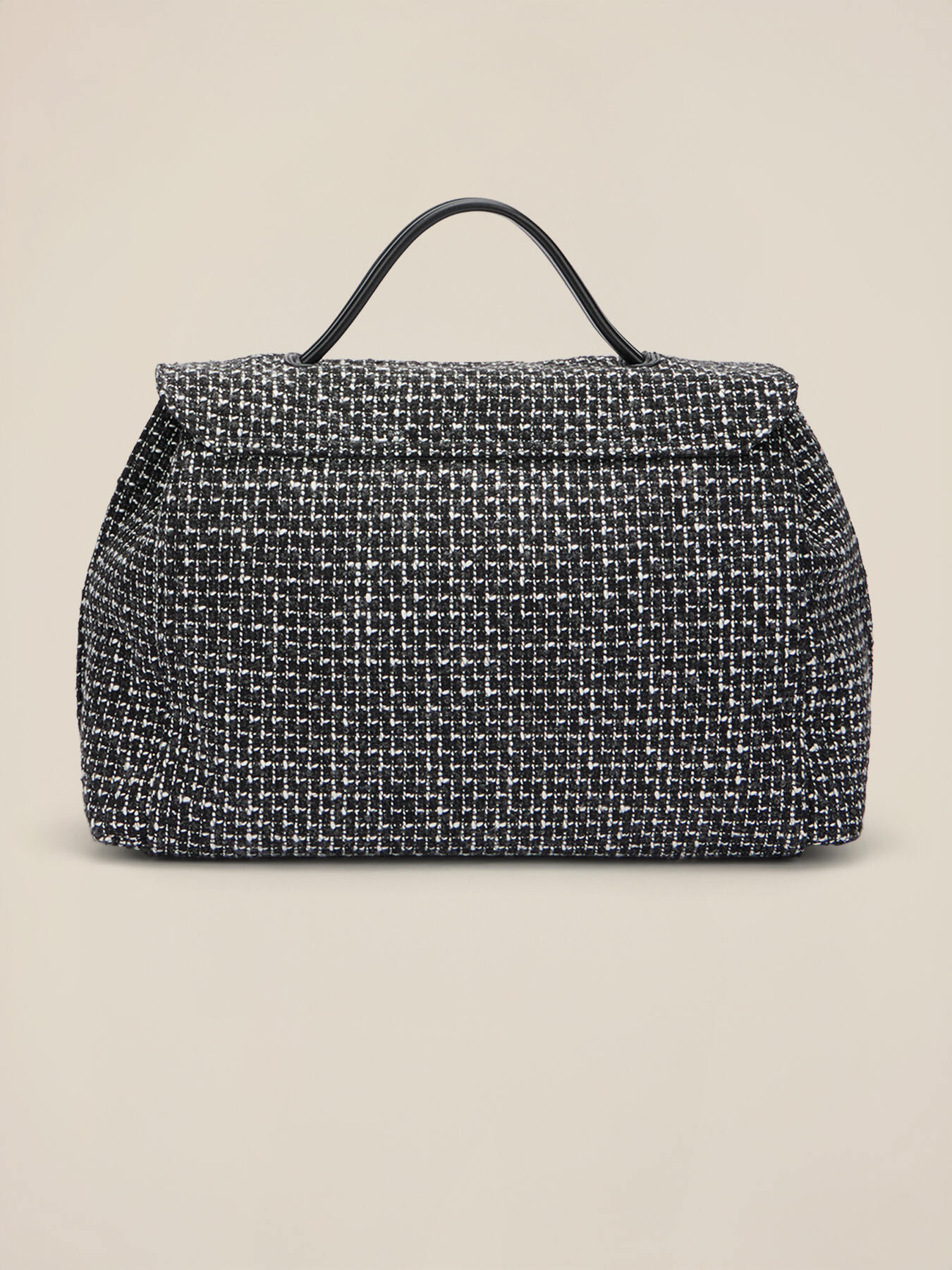 Bolso de tweed con cierre met&aacute;lico image number 2
