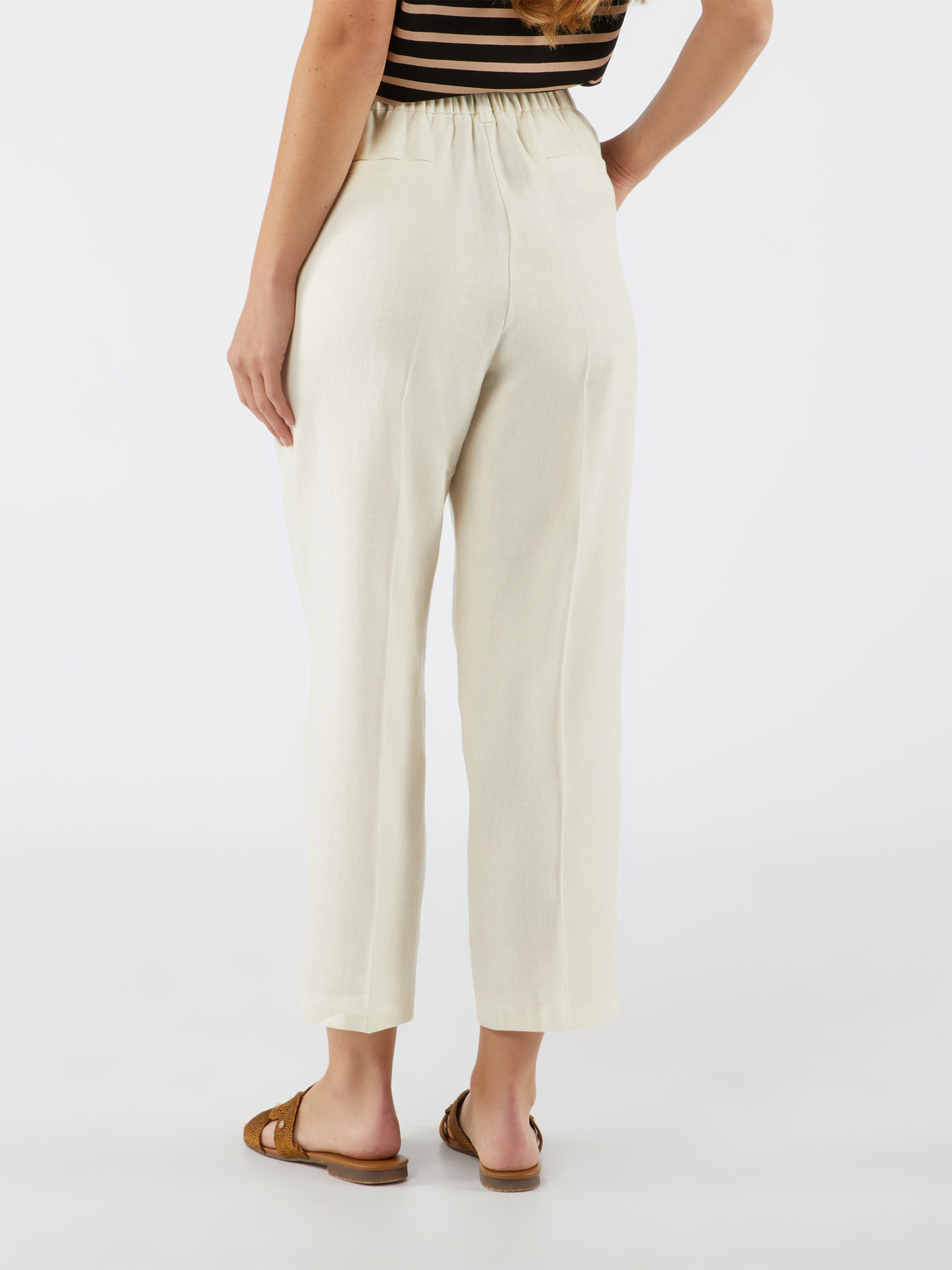Linen blend chinos image number 1