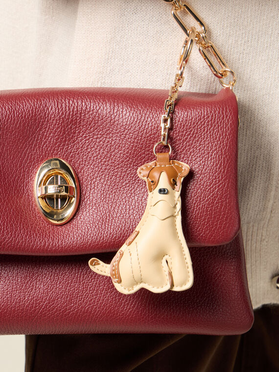 Charm portachiavi a forma di cane