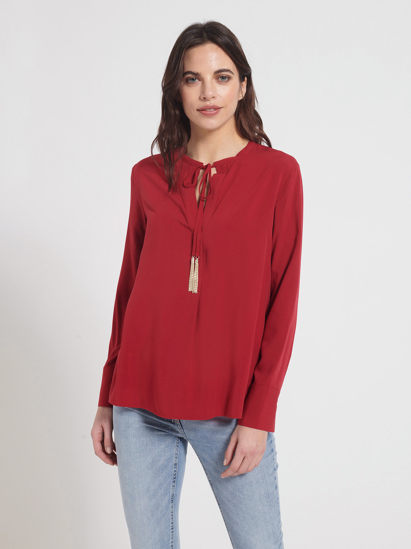 Long-sleeved blouse image number 0