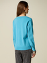 Jersey de cuello pico en lana/cachemir image number 1
