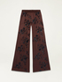 Pantaloni in raso con ricamo in paillettes image number 4