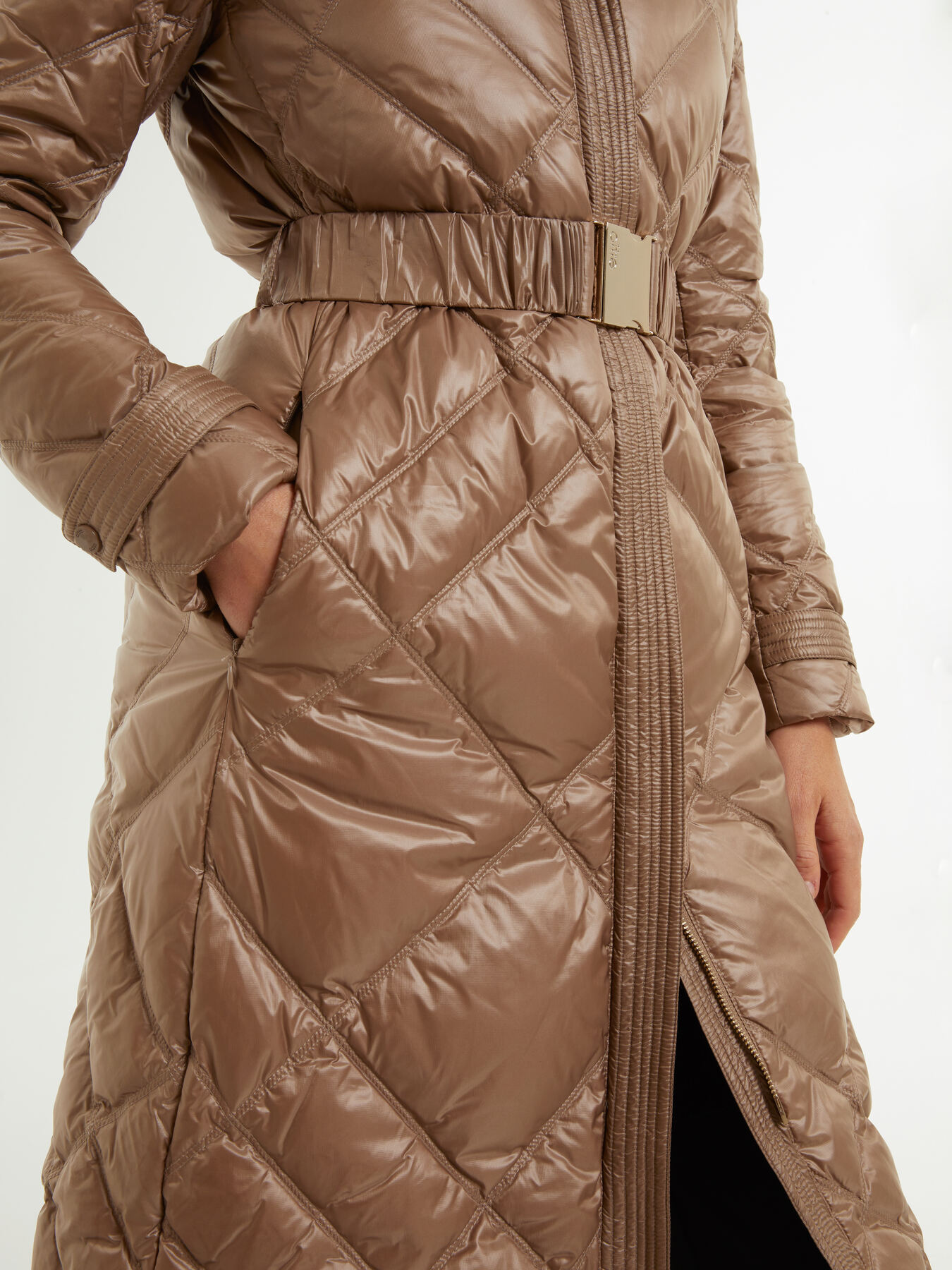 Lange Daunenjacke aus echten Daunen image number 2