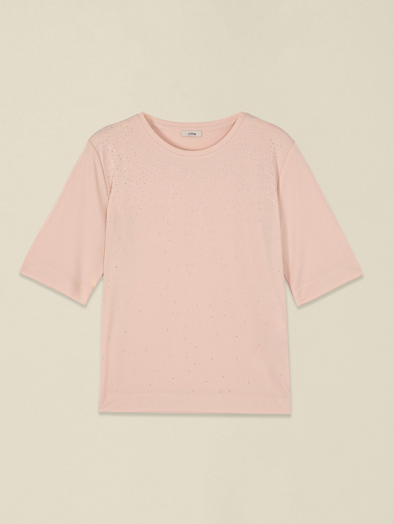 T-shirt con borchiette d&eacute;grad&eacute;