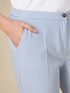 Stovepipe trousers with turn-up image number 2