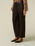 Pantalon palazzo en tissu enduit image number 3