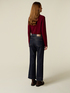 Flare rise jeans with charm image number 1