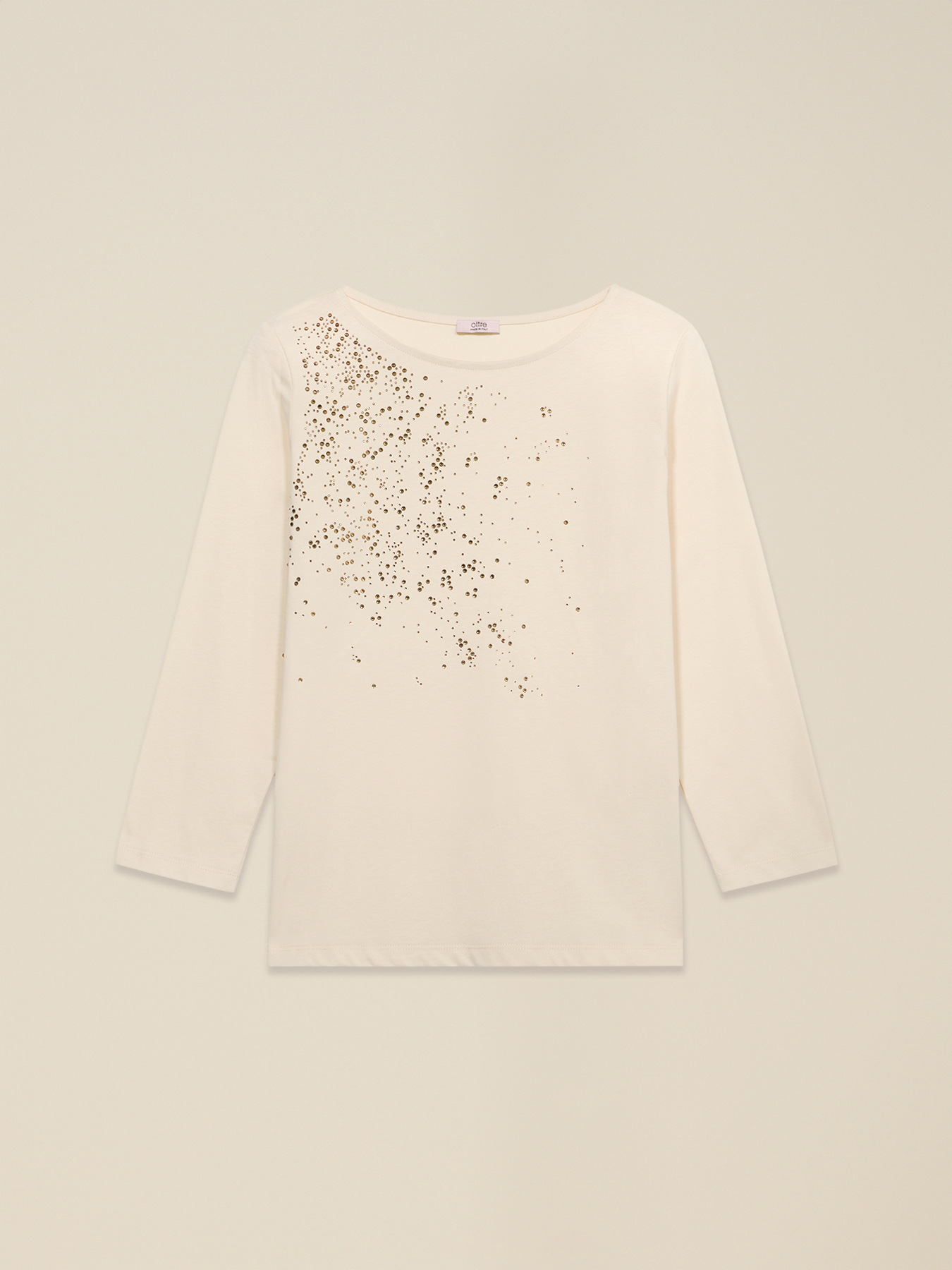 Cotton T-shirt with appliqu&eacute;s image number 3