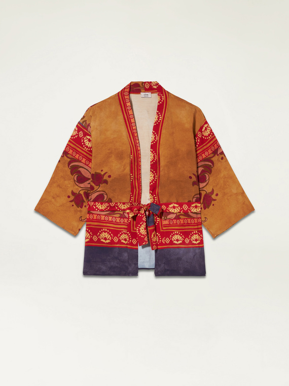 Chaqueta kimono de viscosa