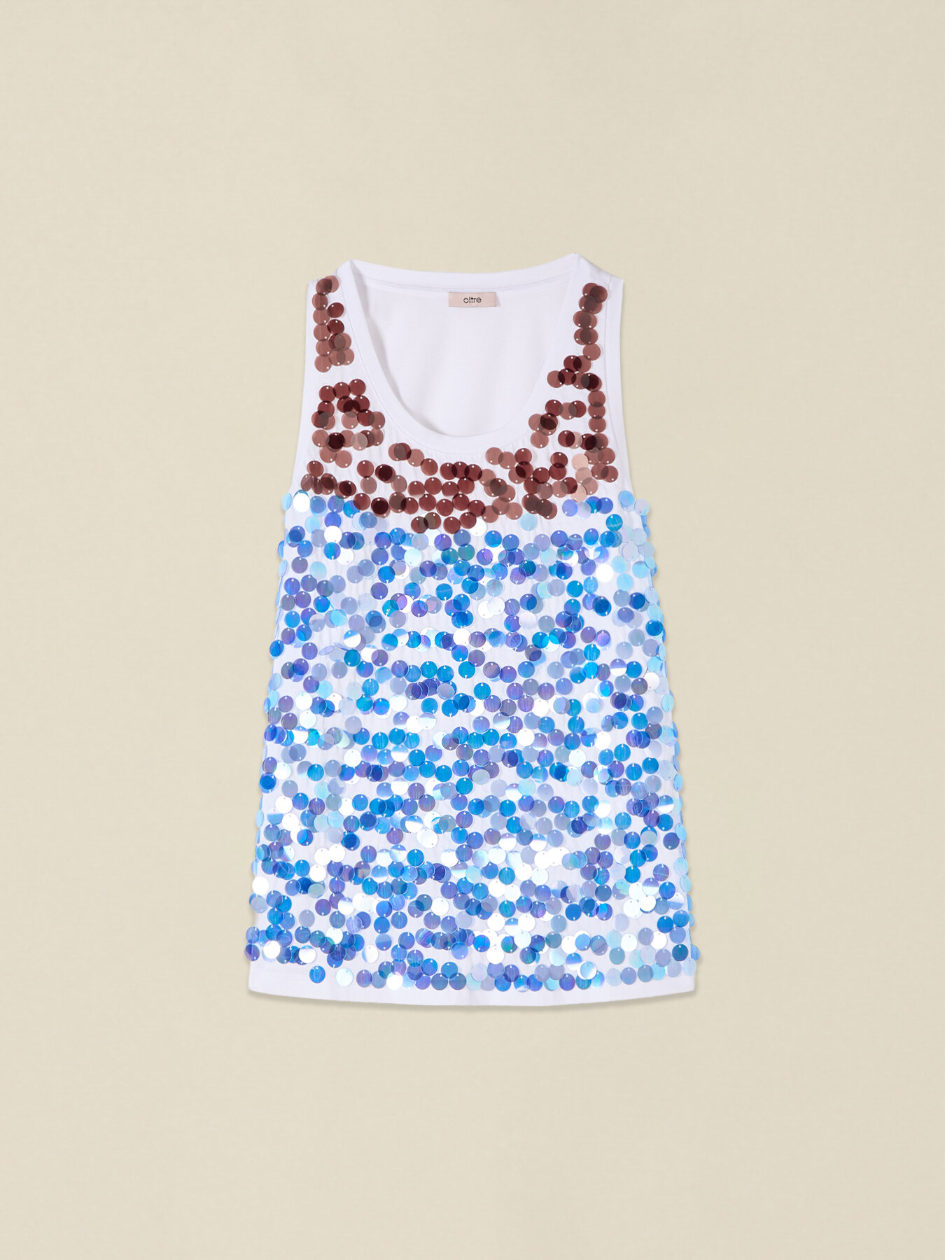 Top en coton avec paillettes image number 3