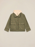 Cotton jacket with sweatshirt parts image number 3