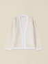 Cardigan with mat effect and micro sequins image number 3