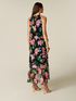 Vestito flare senza maniche fantasia image number 1