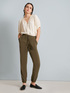 Pantalon jogger en viscose image number 0
