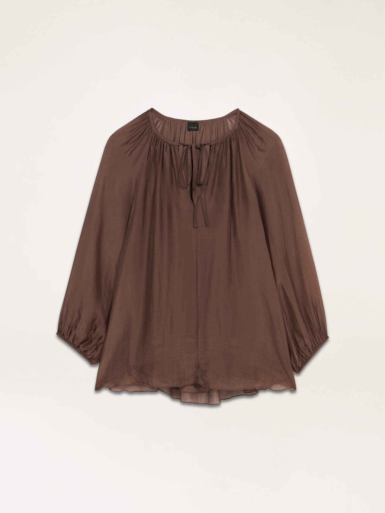 Blouse en soie m&eacute;lang&eacute;e image number 3