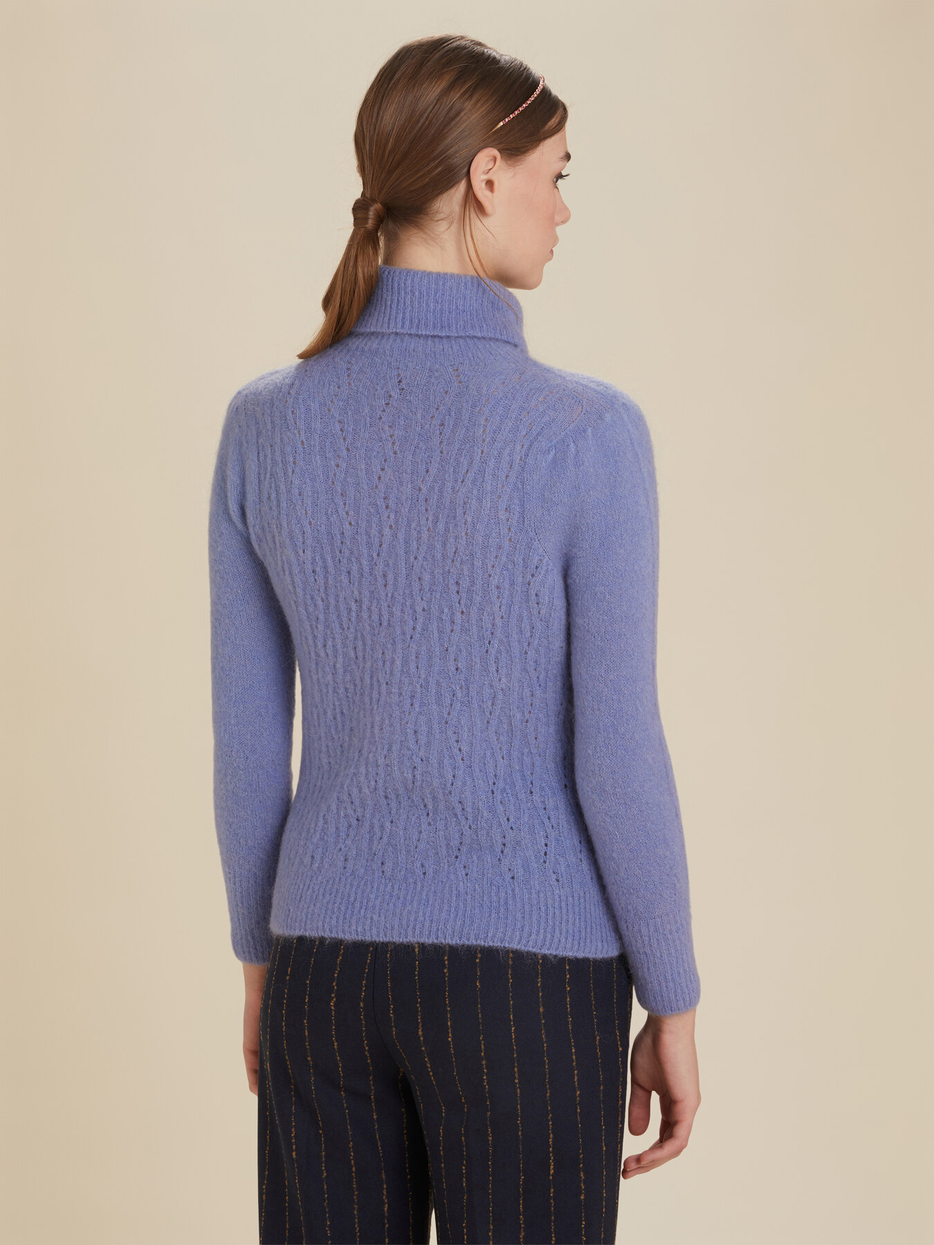 Mohair blend turtleneck pullover image number 2