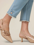 Skinny-Jeans in Stone-Bleached-Optik mit Knopfdetail image number 2