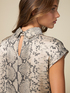 Snake print blouse image number 2
