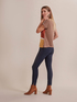Dunkelblaue Skinny-Jeans, Modell Paris Push-up image number 1