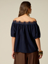 Off-Shoulder-Bluse mit Spitze image number 1