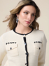 Cardigan con taschini e dettagli a contrasto image number 2