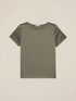Two-material T-shirt image number 3