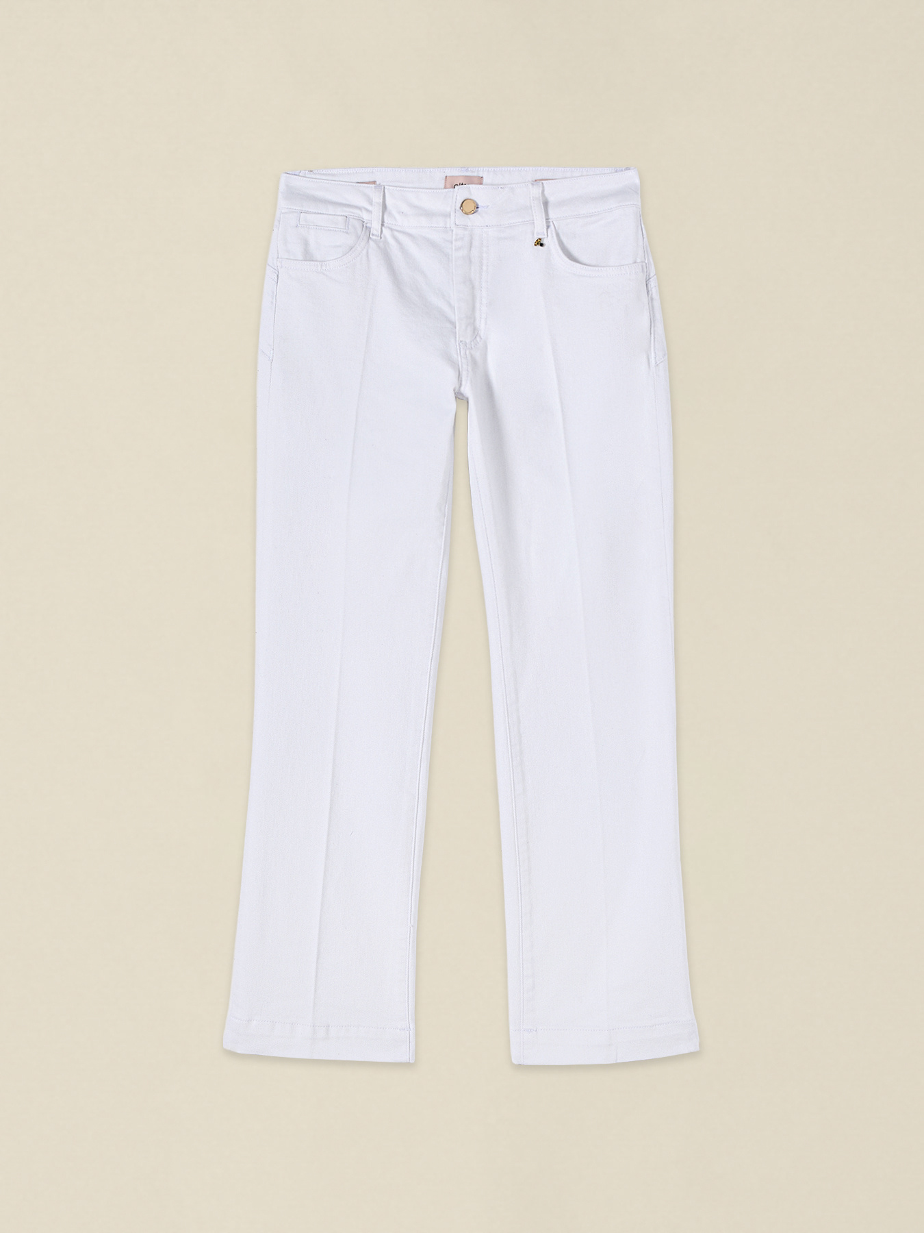 Mixed cotton drill trousers image number 4