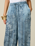 Palazzo pants in viscose satin image number 2