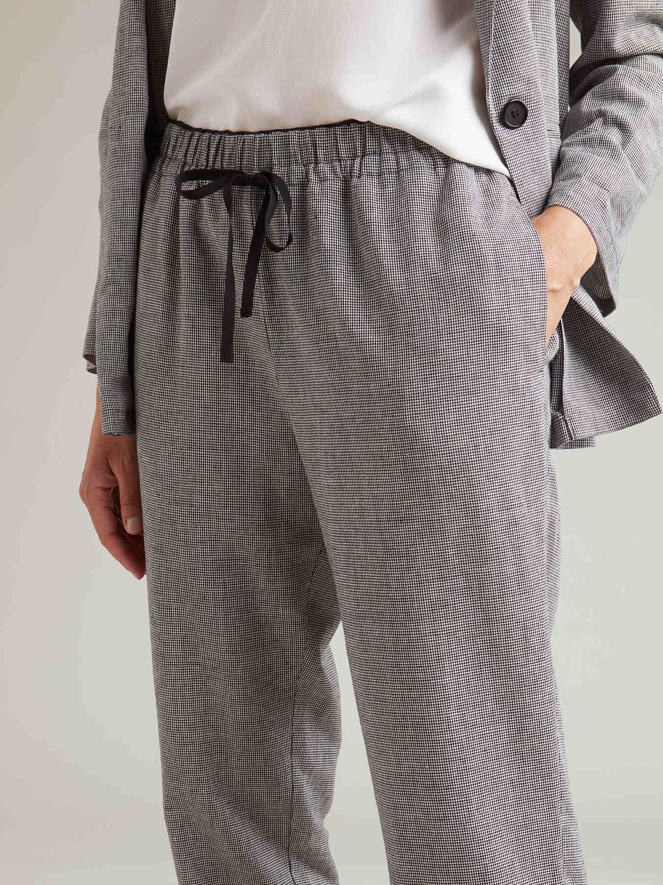 Joggers Dubai micro pied de poule image number 3