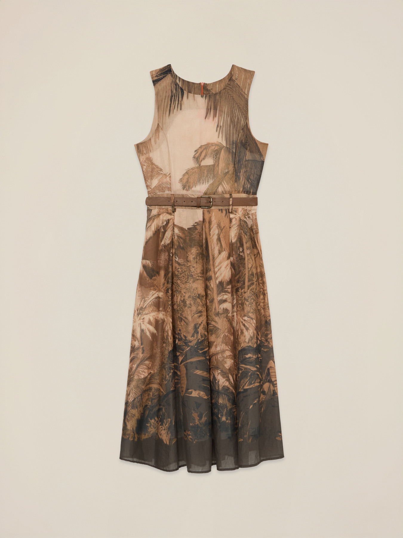Vestido de muselina de algod&oacute;n estampada image number 4