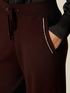 Knitted palazzo pants with stone details image number 2