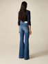Flare jeans with frayed hem image number 2