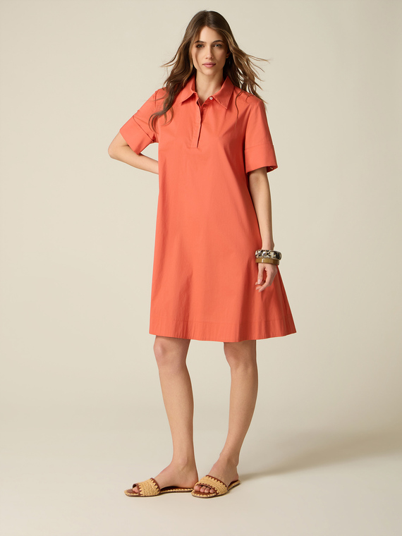 Hemdblusenkleid aus Popeline