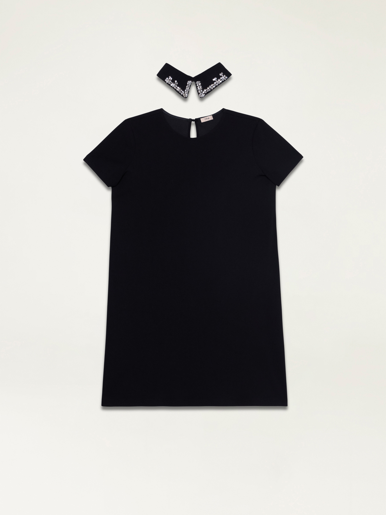 Vestito con colletto gioiello image number 4