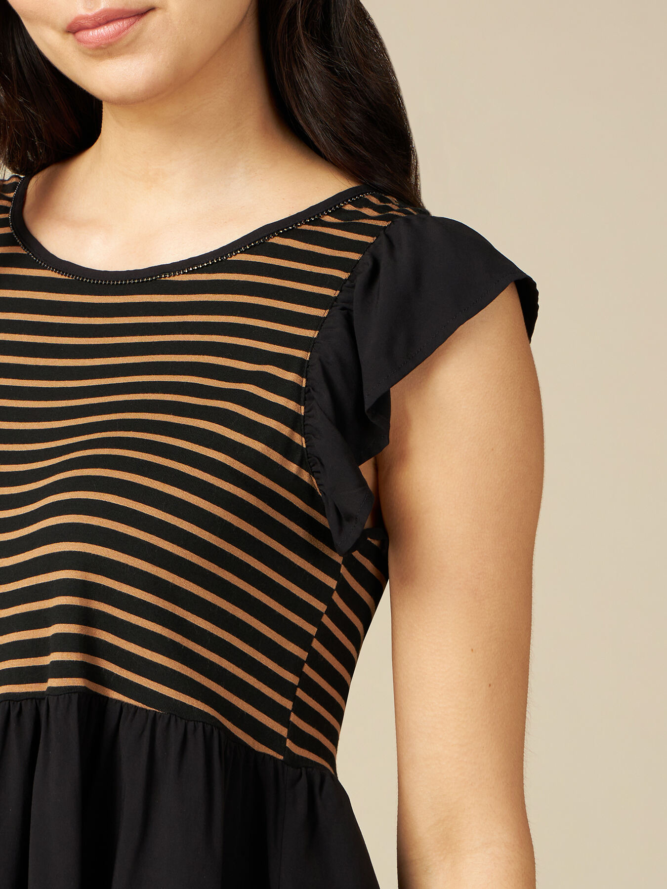 Gestreiftes Oberteil aus zwei image number 2