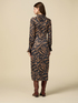 Wrap midi dress image number 1