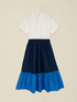 Robe longue color block image number 3