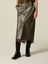 Midi pencil skirt with lace image number 3