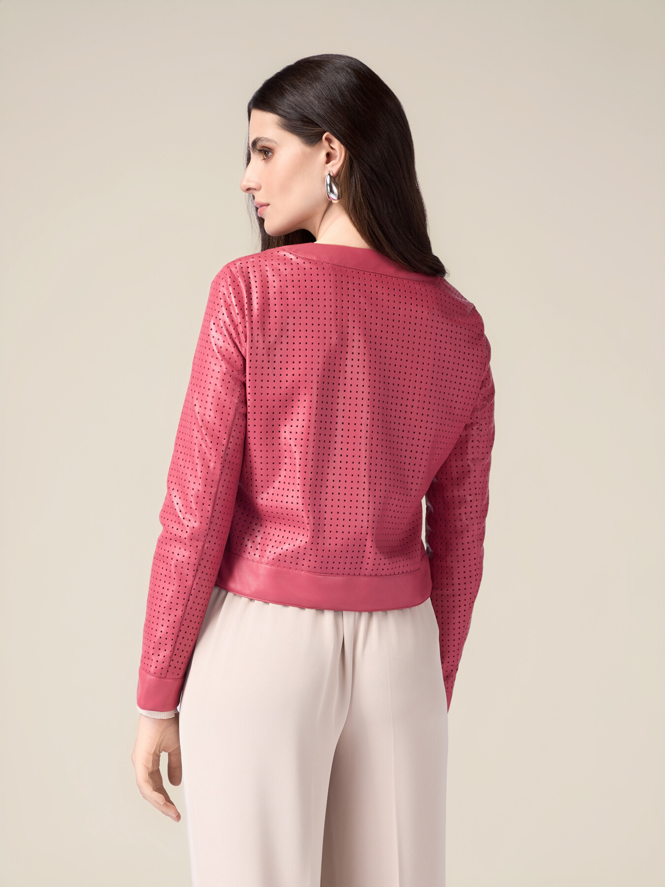 Blouson court ajour&eacute; image number 1