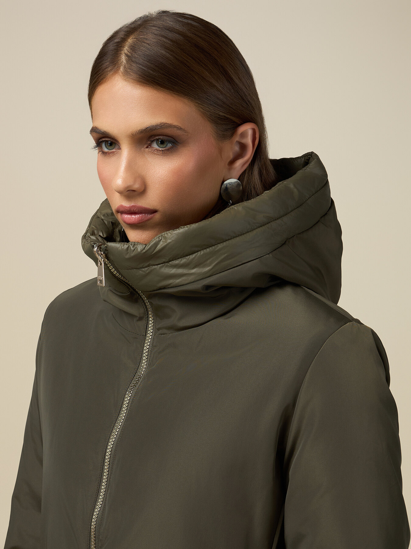Reversible parka with hood image number 2