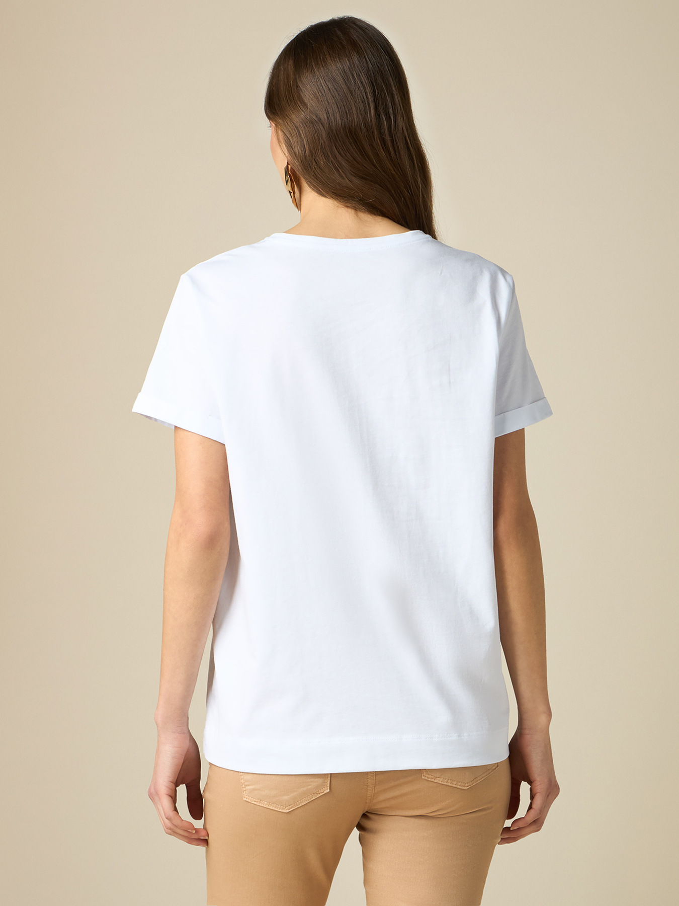 T-shirt with tulle flower image number 1